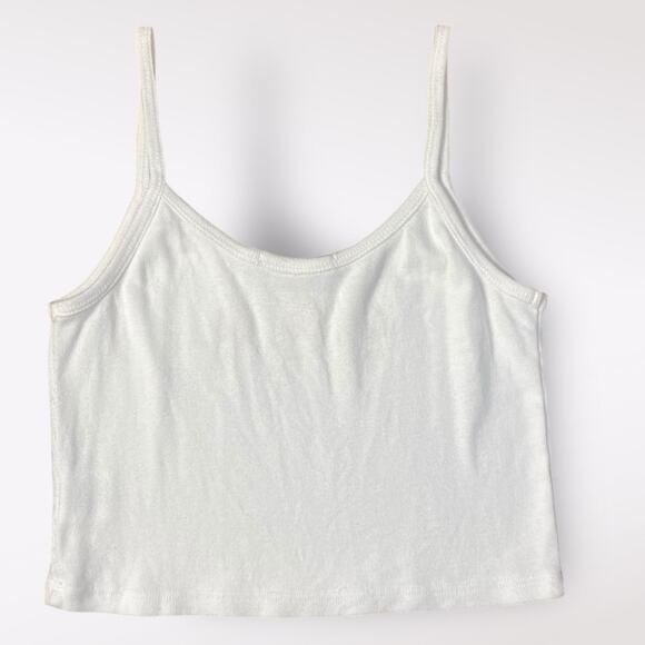 Brandy Melville Skylar Poppy Embroidered Cropped Tank Womens Multicolor - Picture 5 of 7